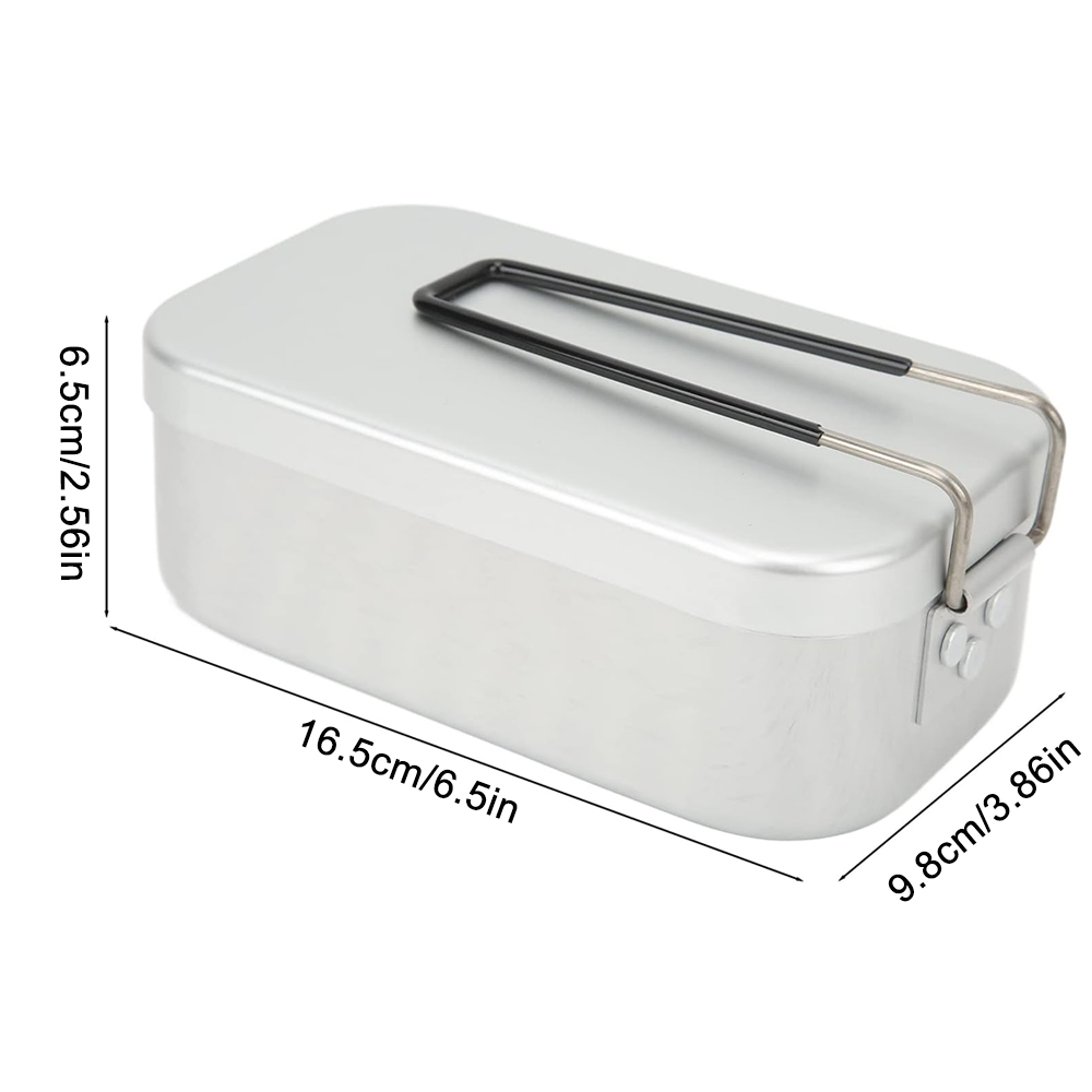 800ML Aluminum Lunch Boxes Out - Camping Outdoor Cooking Table ulasan dan harga