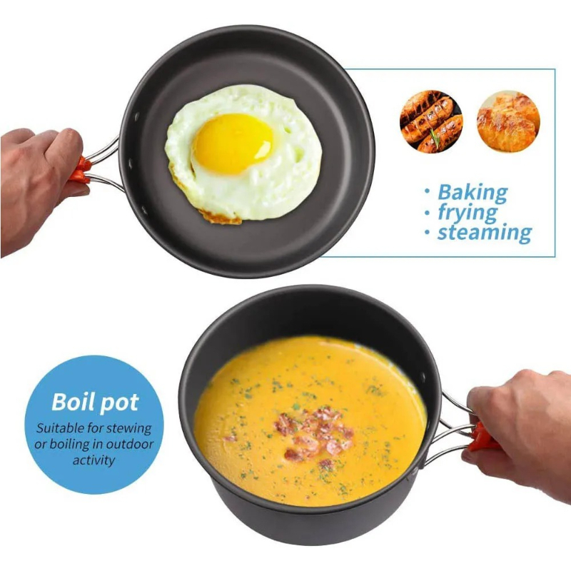 Camping Cooking Set, Outdoor K - Camping Cooking Backpack ulasan dan harga