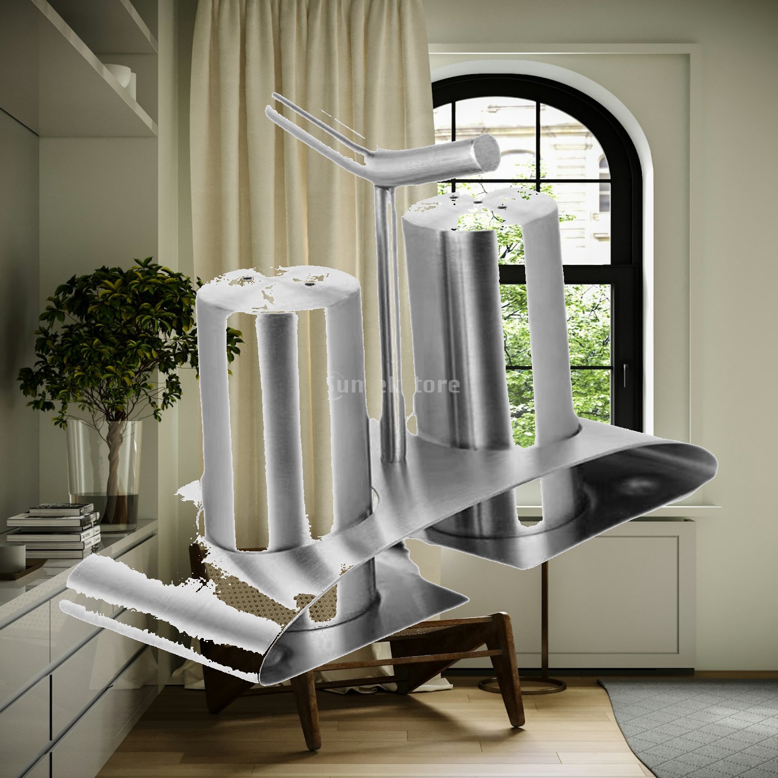 2Pcs Stainless Steel Storage C - Camping Cooking Table With Storage ulasan dan harga