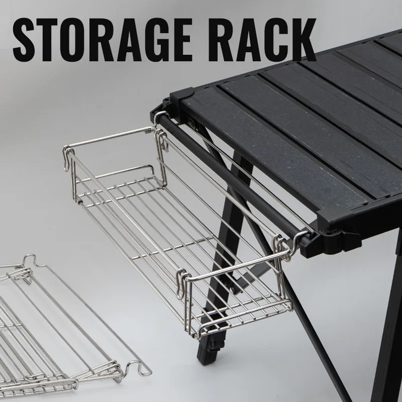 Aluminum IGT Table Side Storag - Camping Cooking Table With Storage ulasan dan harga