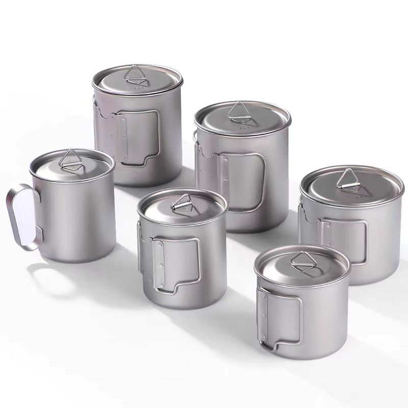 Lightweight Outdoor Titanium P - Mess Kit Titanium ulasan dan harga