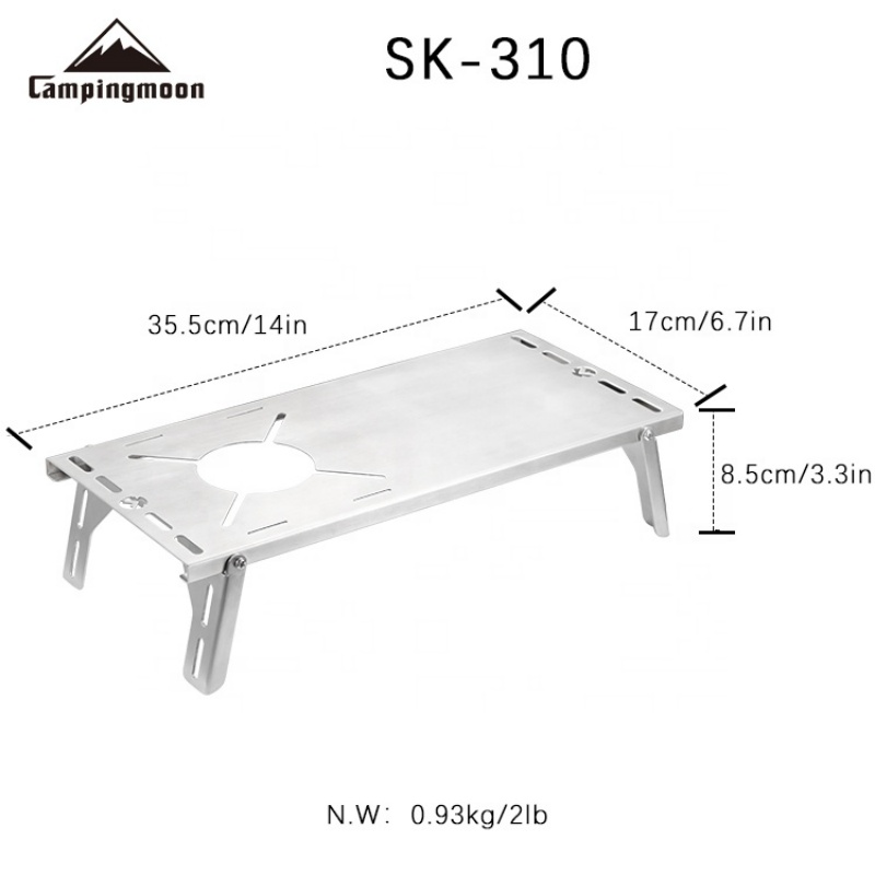 CAMPINGMOON SK-310 Multifuncti - Camping Cooking Table With Storage ulasan dan harga
