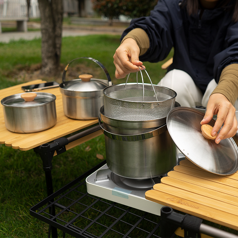 NOBANA Newest Outdoor Stainles - Camping Cooking Backpack ulasan dan harga