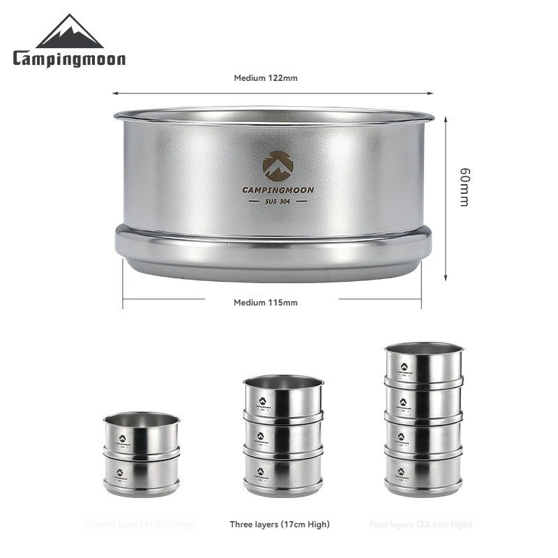 CAMPINGMOON Outdoor Camping Pi - Camping Cooking Bowl ulasan dan harga