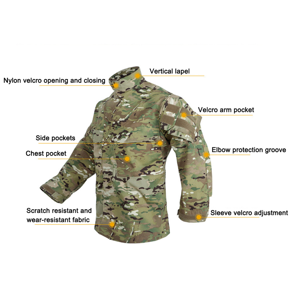 Men's Field Camouflage Clothin - Camping Cooking Windbreak ulasan dan harga