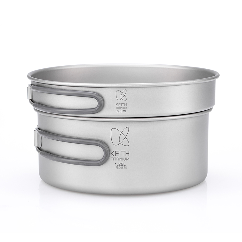 KEITH Pure Titanium 2-Piece Co - Camping Cooking Utensil Set ulasan dan harga