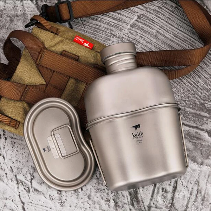 Keith Pure Titanium Outdoor Ca - Mess Kit Titanium ulasan dan harga