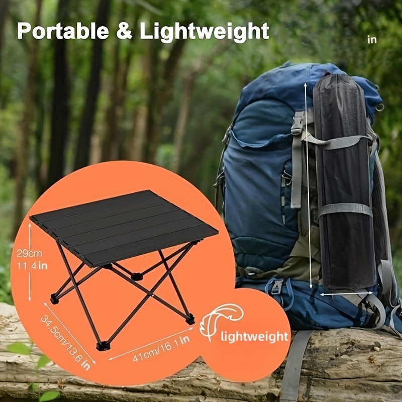 Portable Foldable Camping Side - Camping Outdoor Cooking Table ulasan dan harga