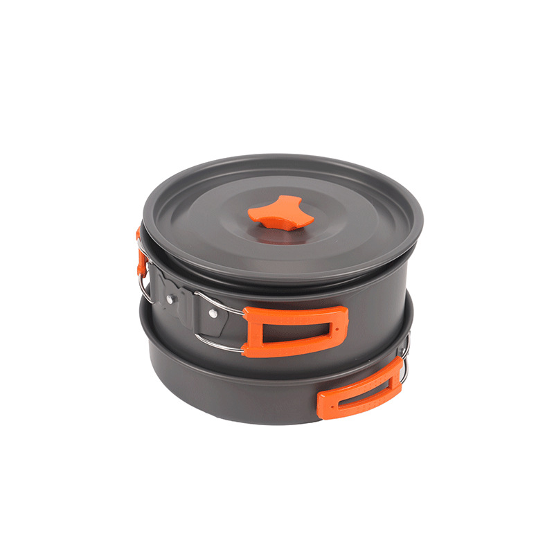 Portable Outdoor Cookware Set  - Camping Cooking Set With Kettle ulasan dan harga