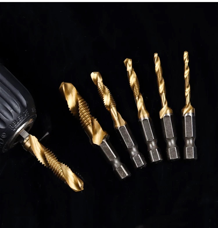 HSS Drill and Tap Bit Set 6pcs - Mess Kit Titanium ulasan dan harga