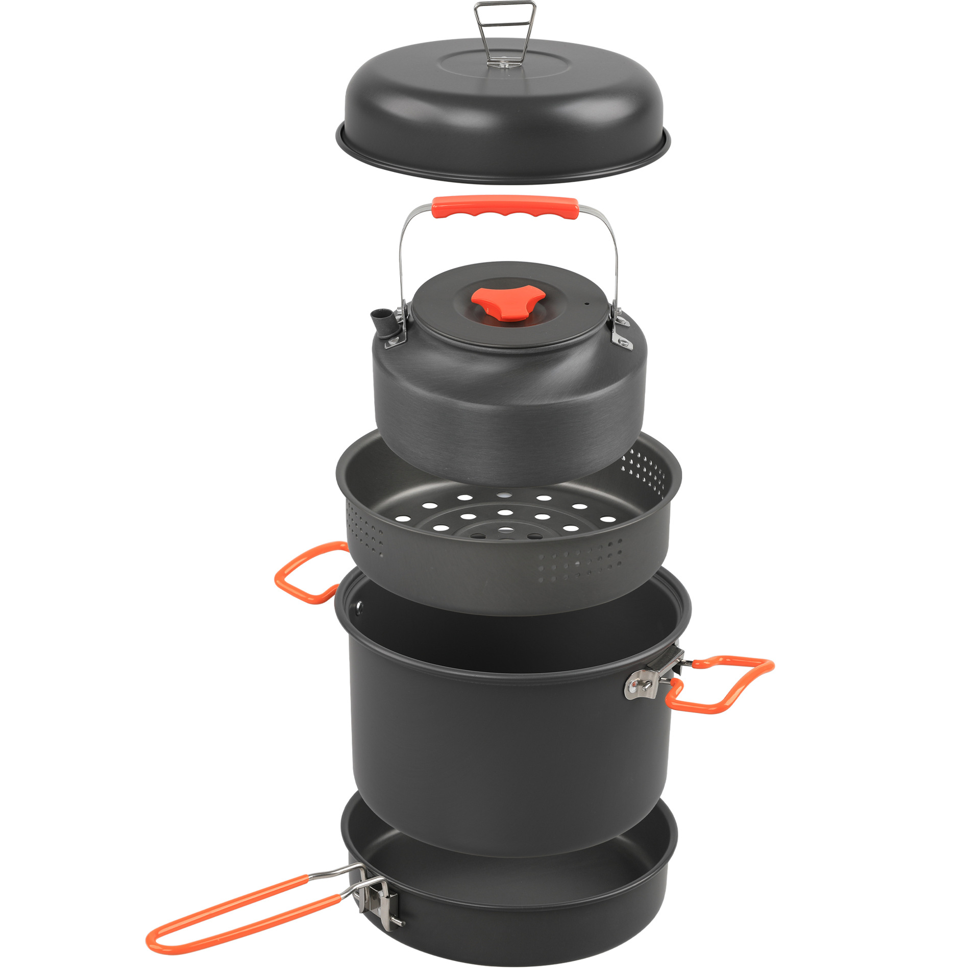 Outdoor Cookware Set Camping C - Camping Cooking Set With Kettle ulasan dan harga
