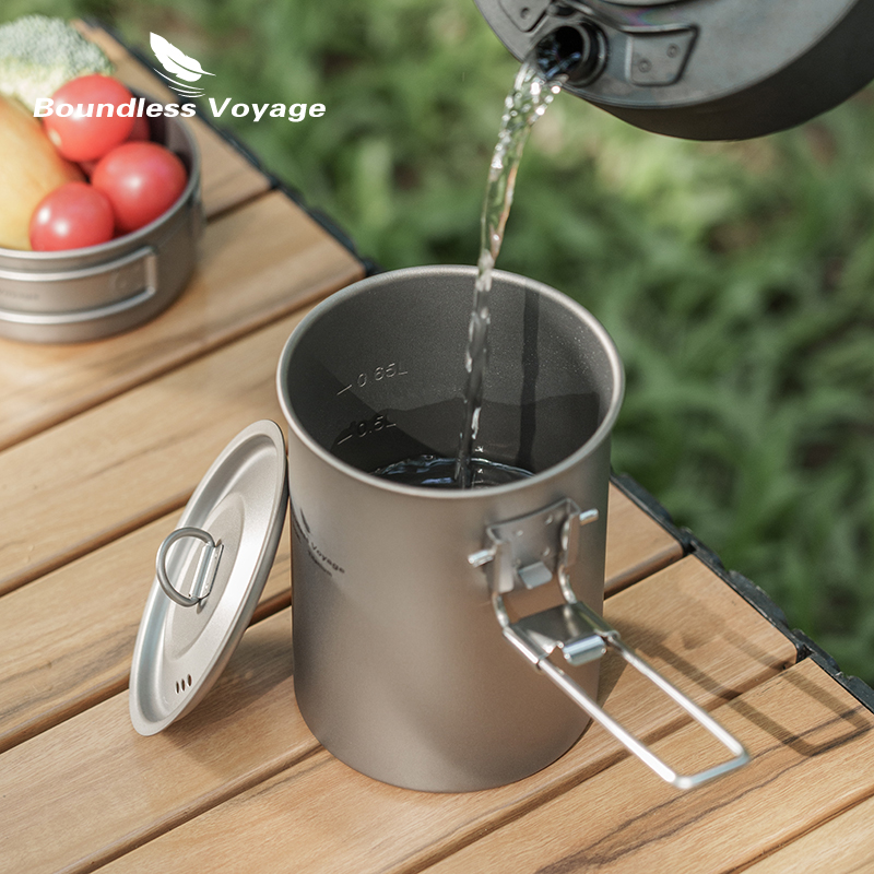Boundless Voyage 900ml Titaniu - Mess Kit Titanium ulasan dan harga