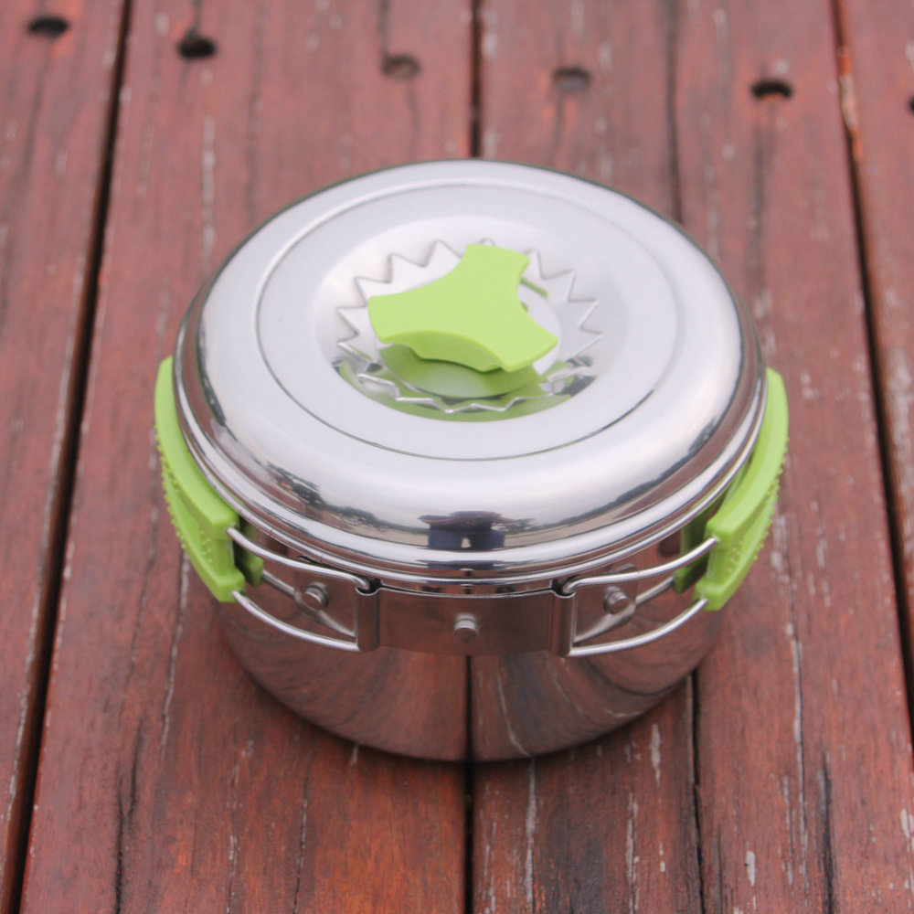 Camping Pot Lightweight Stainl - Camping Cooking Backpack ulasan dan harga