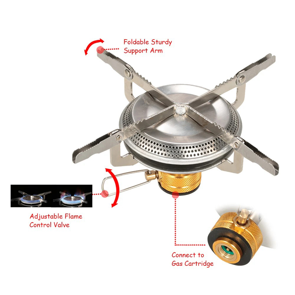 Outdoor Camping Gas Stove Ultr - Camping Cooking Backpack ulasan dan harga