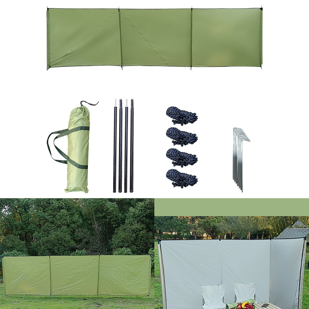 Extra-Large Oxford Cloth Campi - Camping Cooking Windscreen ulasan dan harga