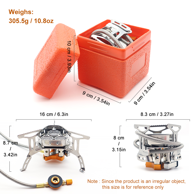 PACOONE Three Heads Gas Stove  - Camping Cooking Equipment Bag ulasan dan harga