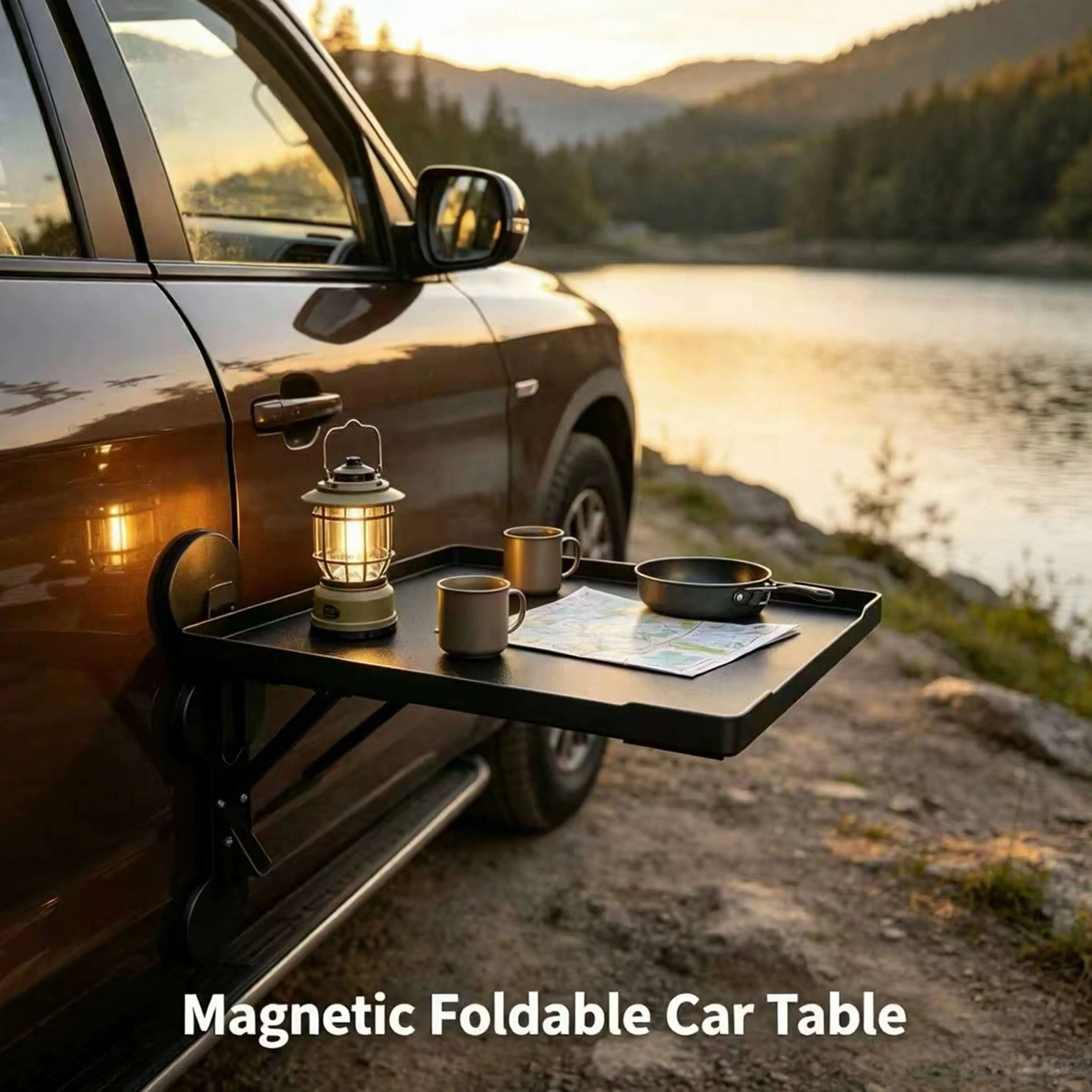 Portable Car Side Door Hanging - Camping Outdoor Cooking Table ulasan dan harga