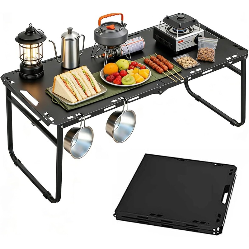 Camping Table Adjustable Foldi - Camping Outdoor Cooking Table ulasan dan harga