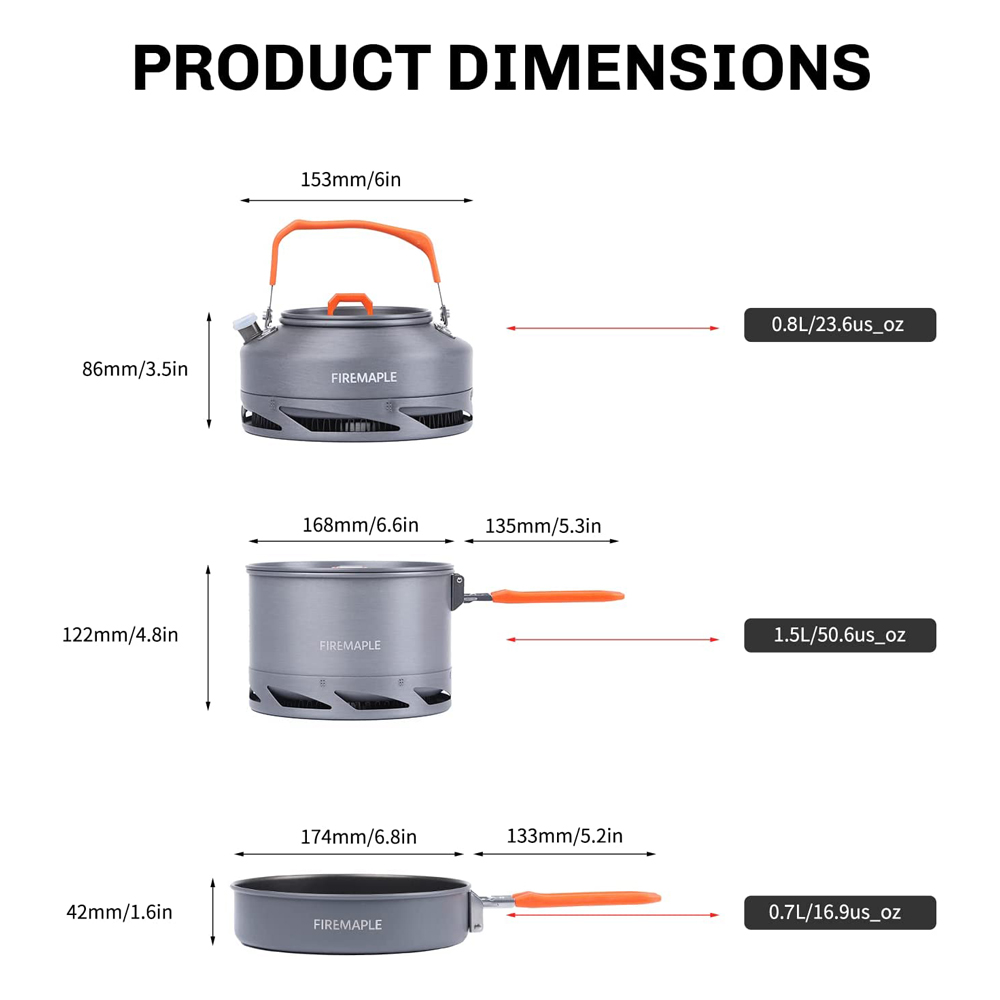 Fire Maple Camping Cookware Ut - Camping Cooking Utensil Set ulasan dan harga