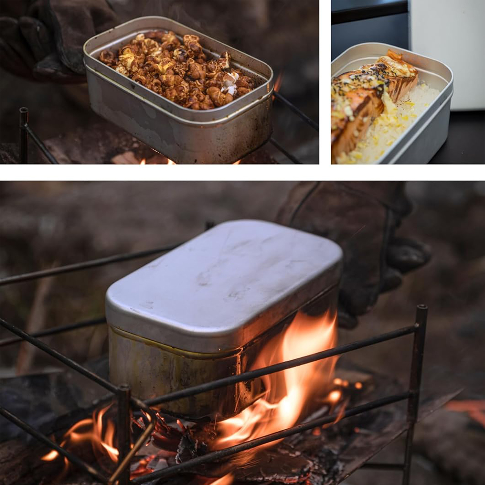Foldable Bento Box Handle, Lun - Camping Cooking Dishes ulasan dan harga