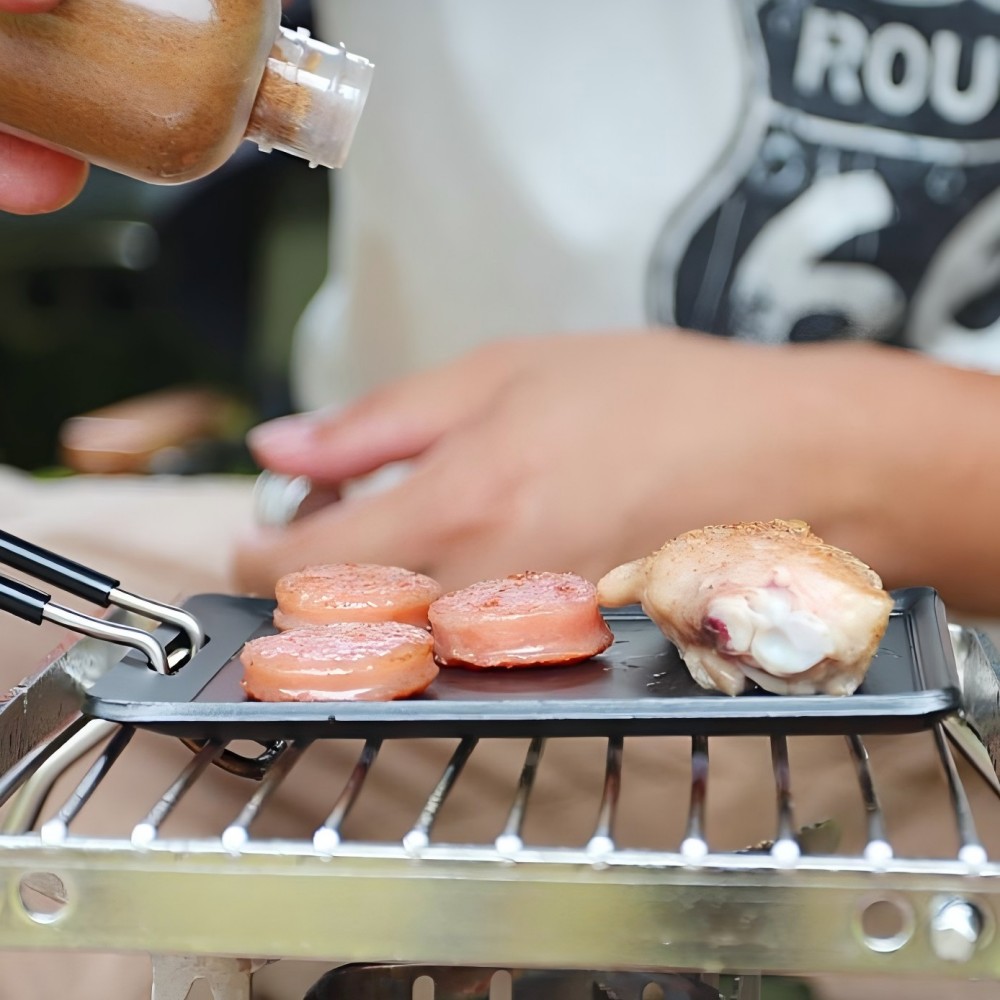 Camping Frying Pan Outdoor Por - Camping Cooking Dishes ulasan dan harga