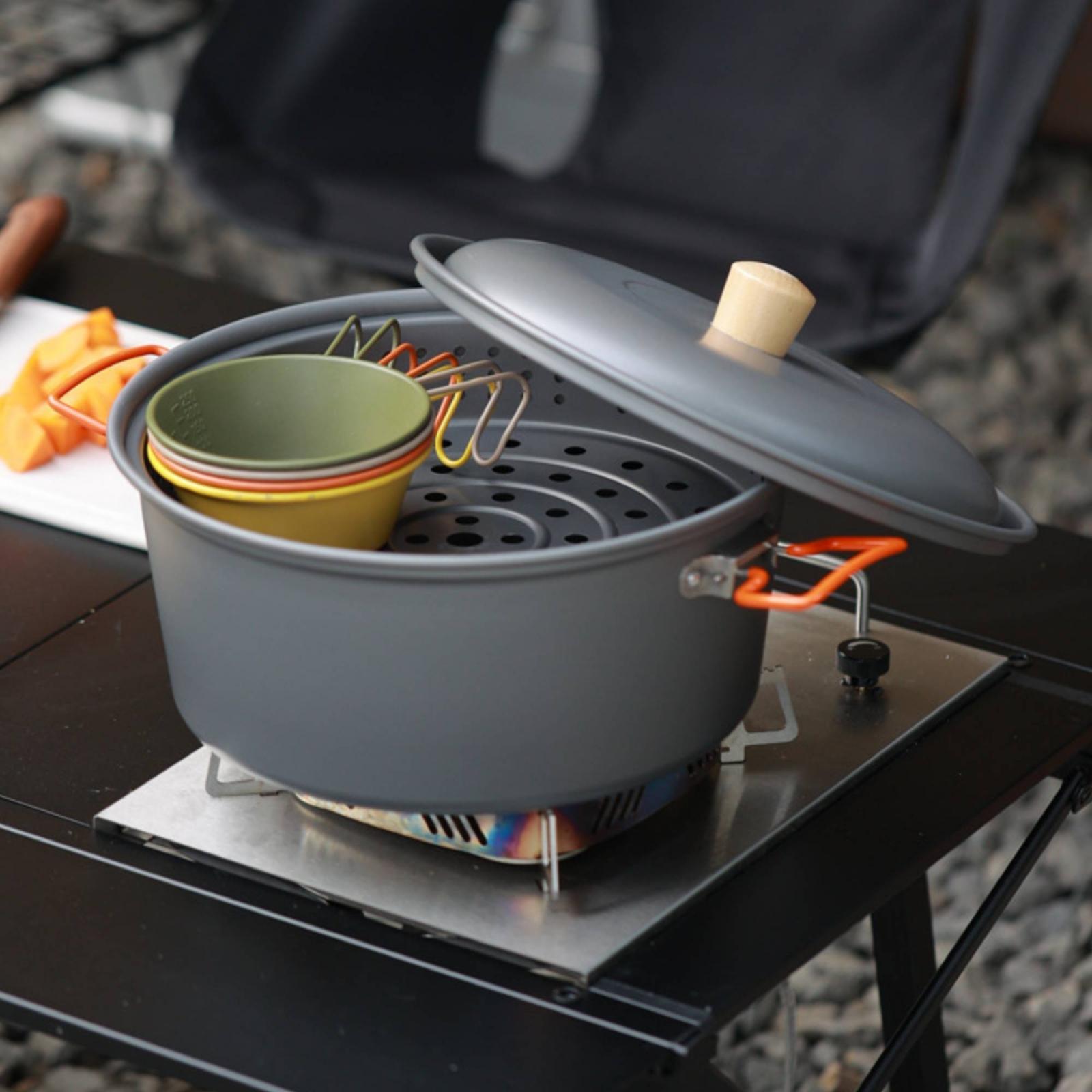 Aluminum Alloy Outdoor Cooking - Camping Cooking Vessel ulasan dan harga