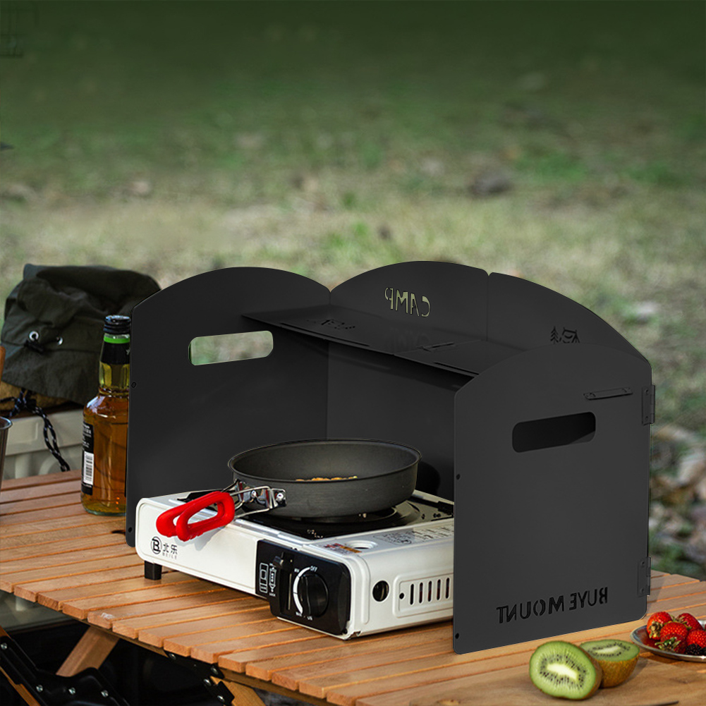 Foldable Camping Gas Stove Win - Camping Cooking Windscreen ulasan dan harga