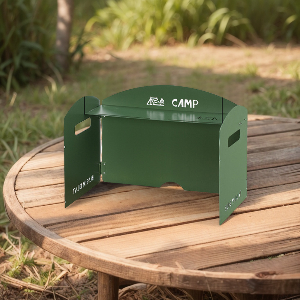 Foldable Camping Gas Stove Win - Camping Cooking Windscreen ulasan dan harga