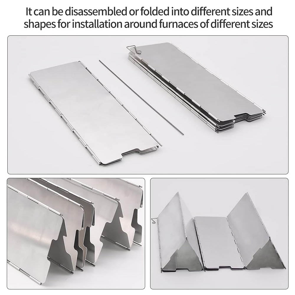 8 Plates Aluminum Windscreen S - Camping Cooking Windscreen ulasan dan harga
