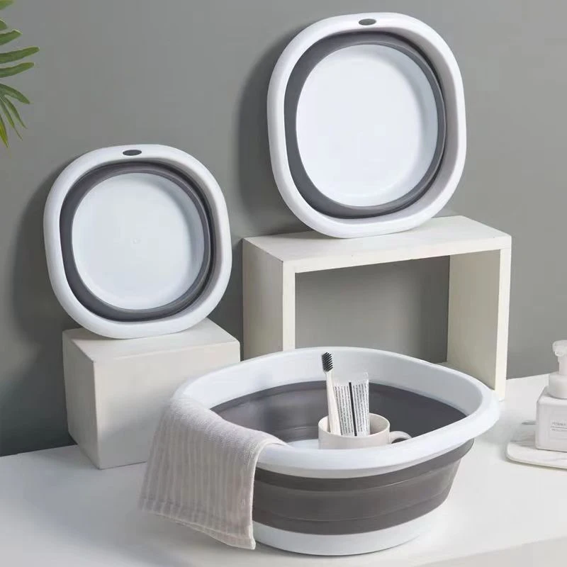 Plastic Wash Basin Folding Tub - Camping Cooking Dishes ulasan dan harga