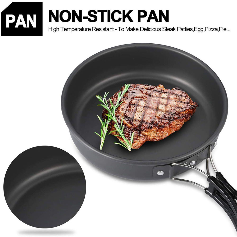 Outdoor Camping Cookware Set M - Camping Cooking Utensil Set ulasan dan harga