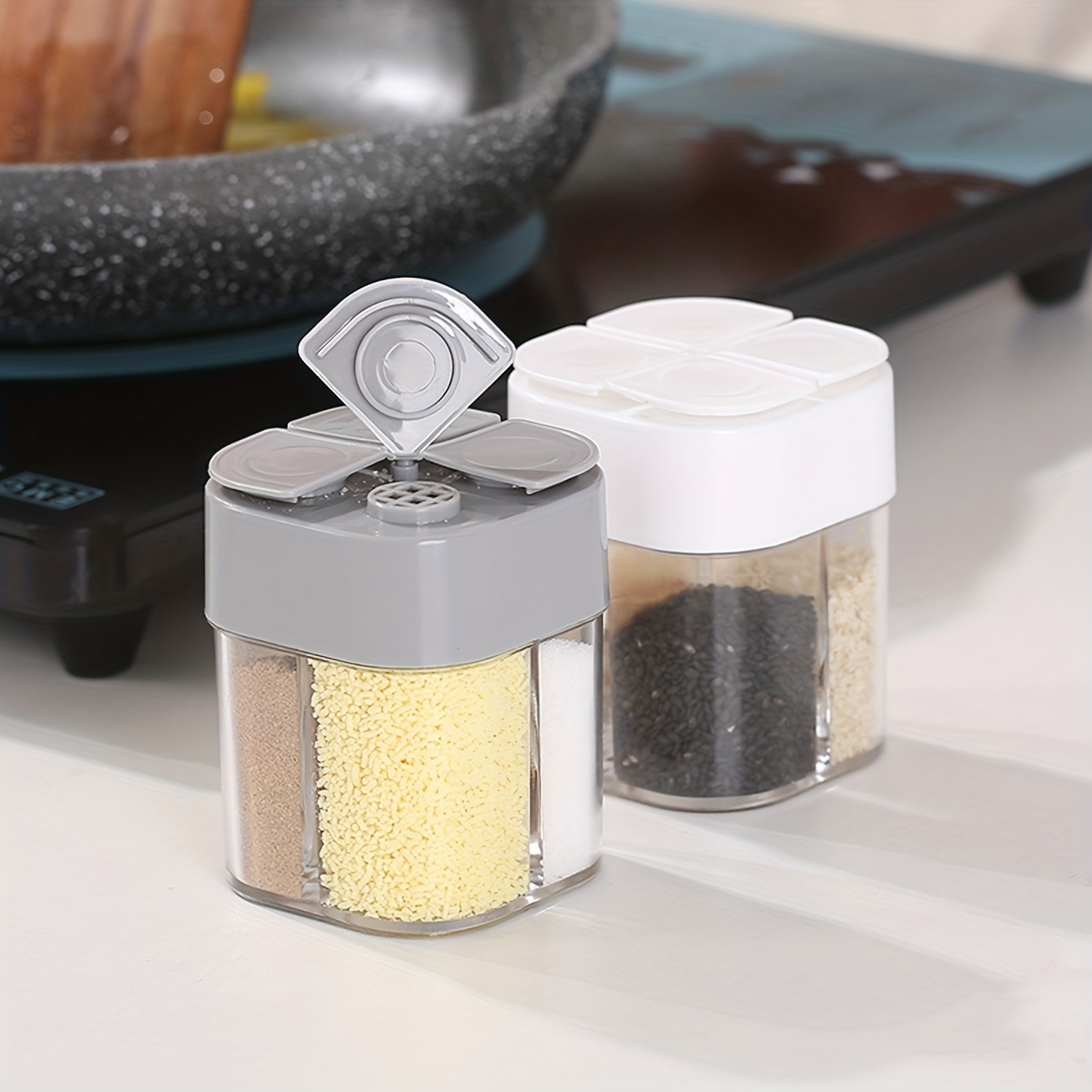 4in1 Camping Seasoning Shaker  - Camping Cooking Utensil Set ulasan dan harga