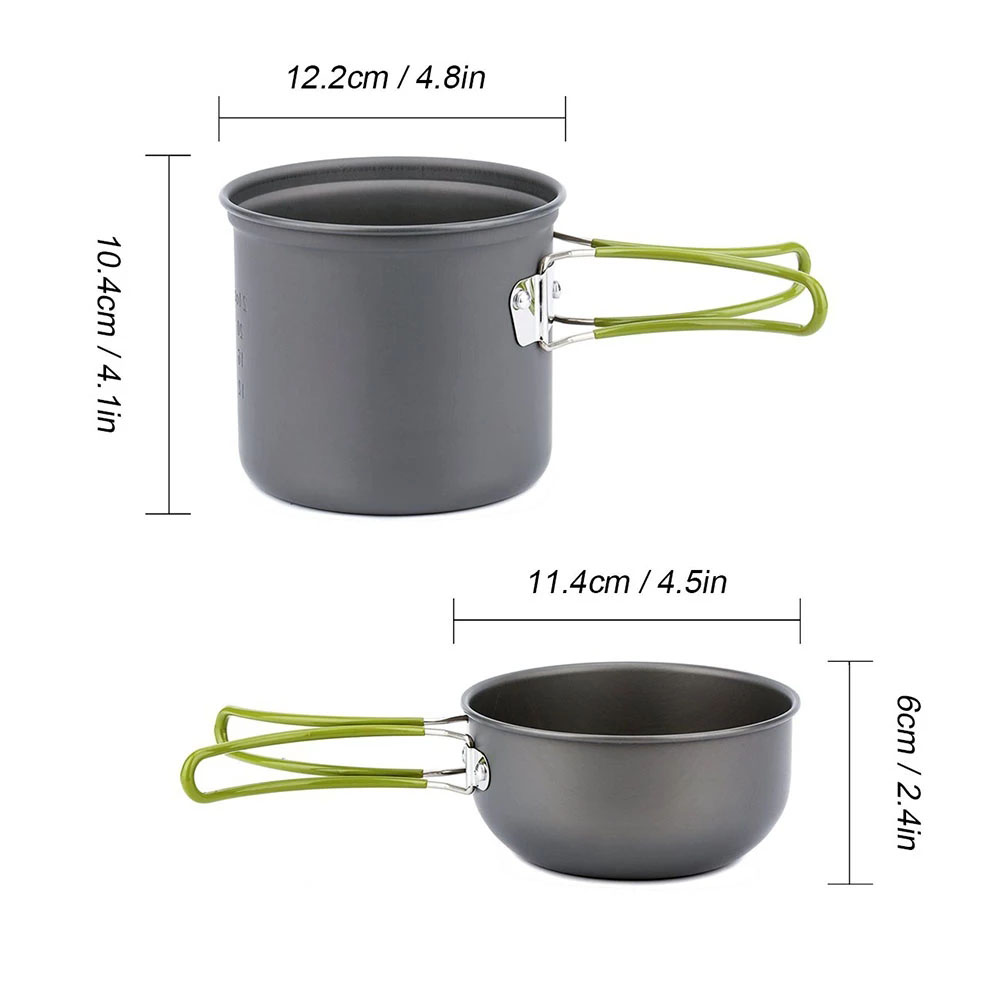 Camping Cookware Kit with Stov - Camping Cooking Backpack ulasan dan harga