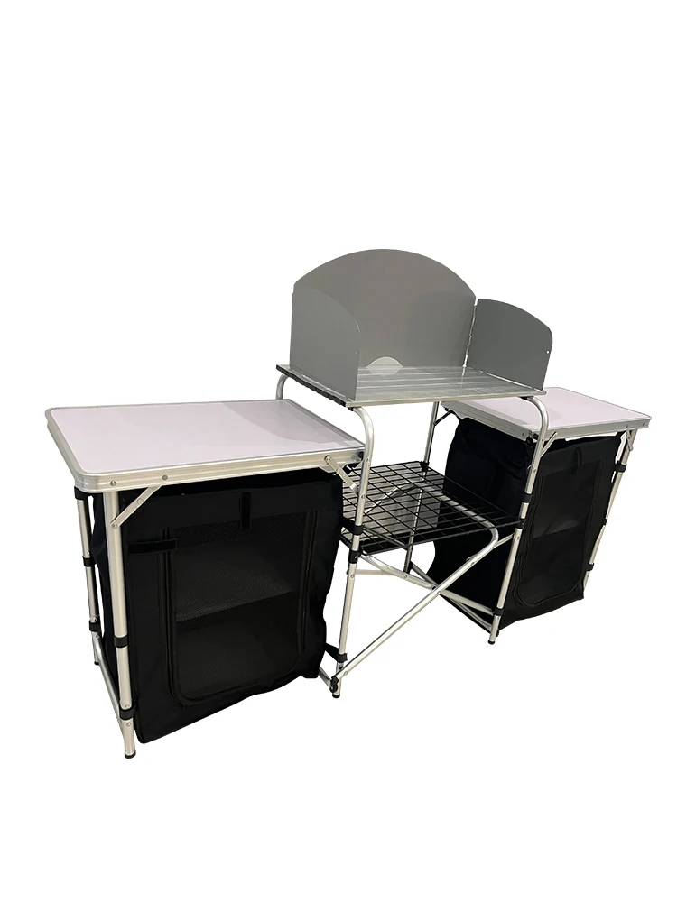Outdoor Camping Aluminum Porta - Camping Outdoor Cooking Table ulasan dan harga