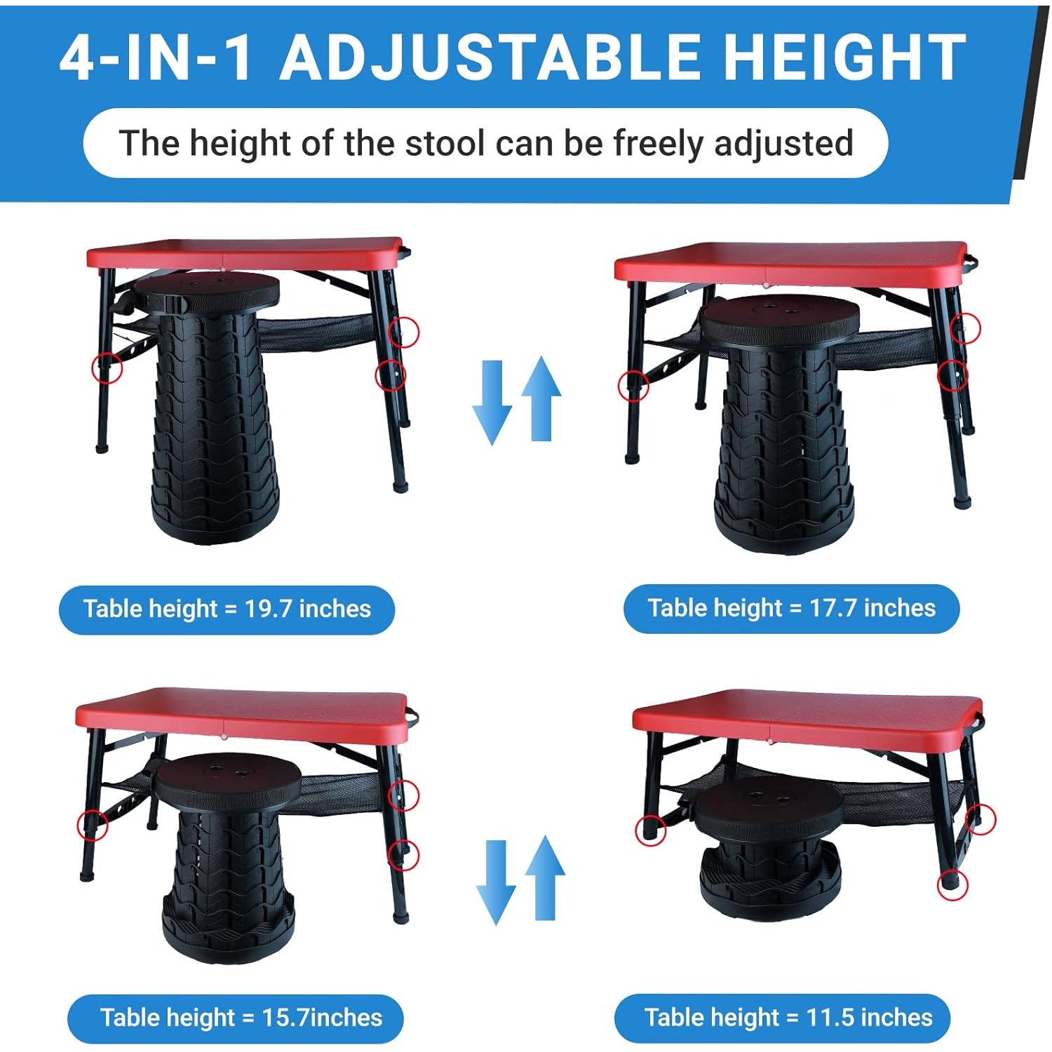 Retractable Folding Table & St - Camping Cooking Table Foldable ulasan dan harga