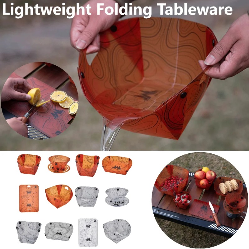 Foldable Camping Tableware Por - Camping Cooking Dishes ulasan dan harga
